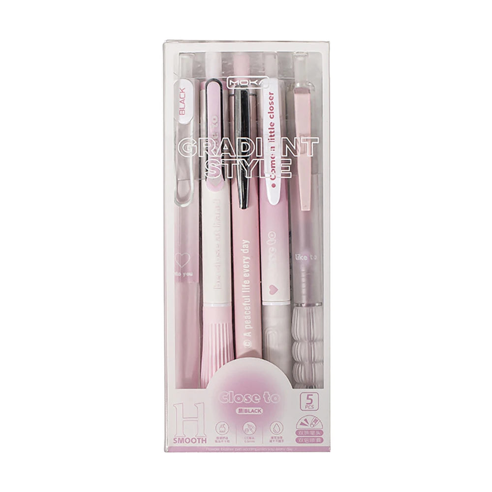 Blush Dream Pen Set - 5 Piece Soft Girl Collection