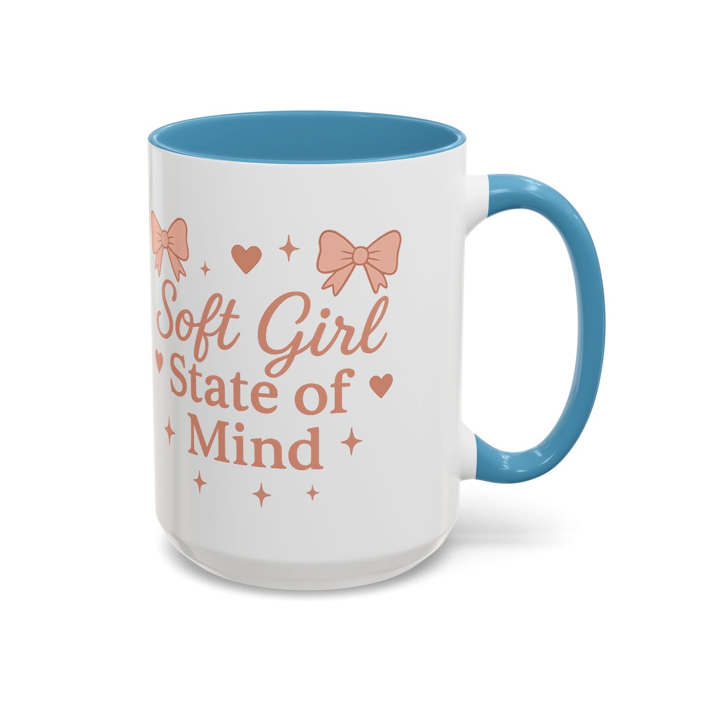 Soft Girl Coffee Mug | Cute Accent Cup, Cozy Home Decor, Girly Gift for Her, Aesthetic Drinkware for Coffee & Tea Lovers