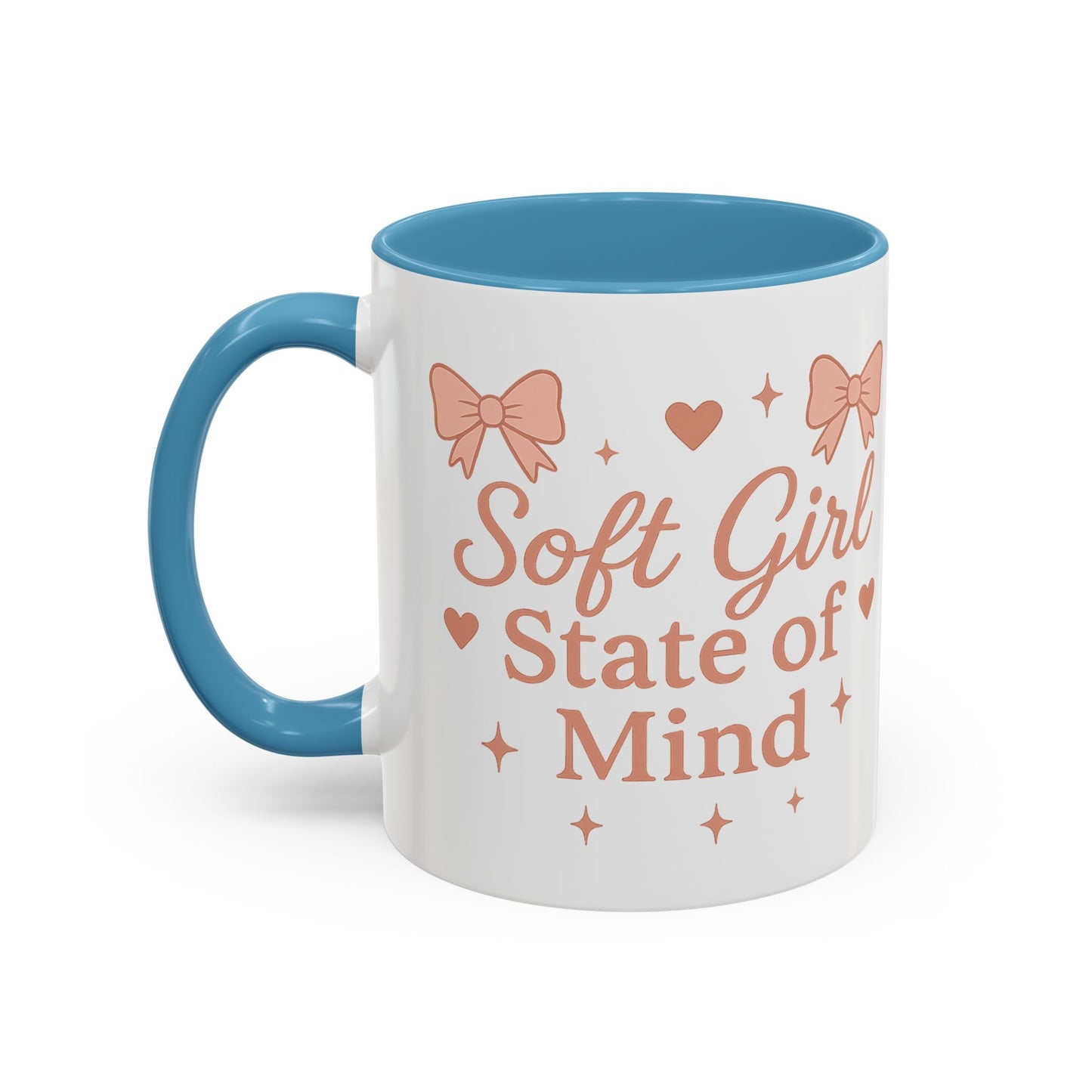 Soft Girl Coffee Mug | Cute Accent Cup, Cozy Home Decor, Girly Gift for Her, Aesthetic Drinkware for Coffee & Tea Lovers