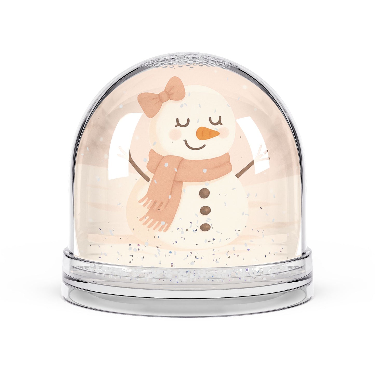 A Soft Girl Winter Snow Globe – Cozy Holiday Decor & Gift