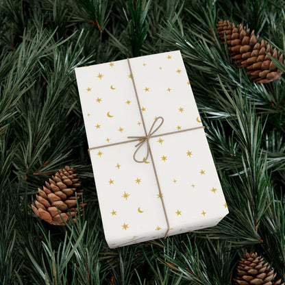 Starry Calm Wrapping Paper – Soft Girl Christmas Collection
