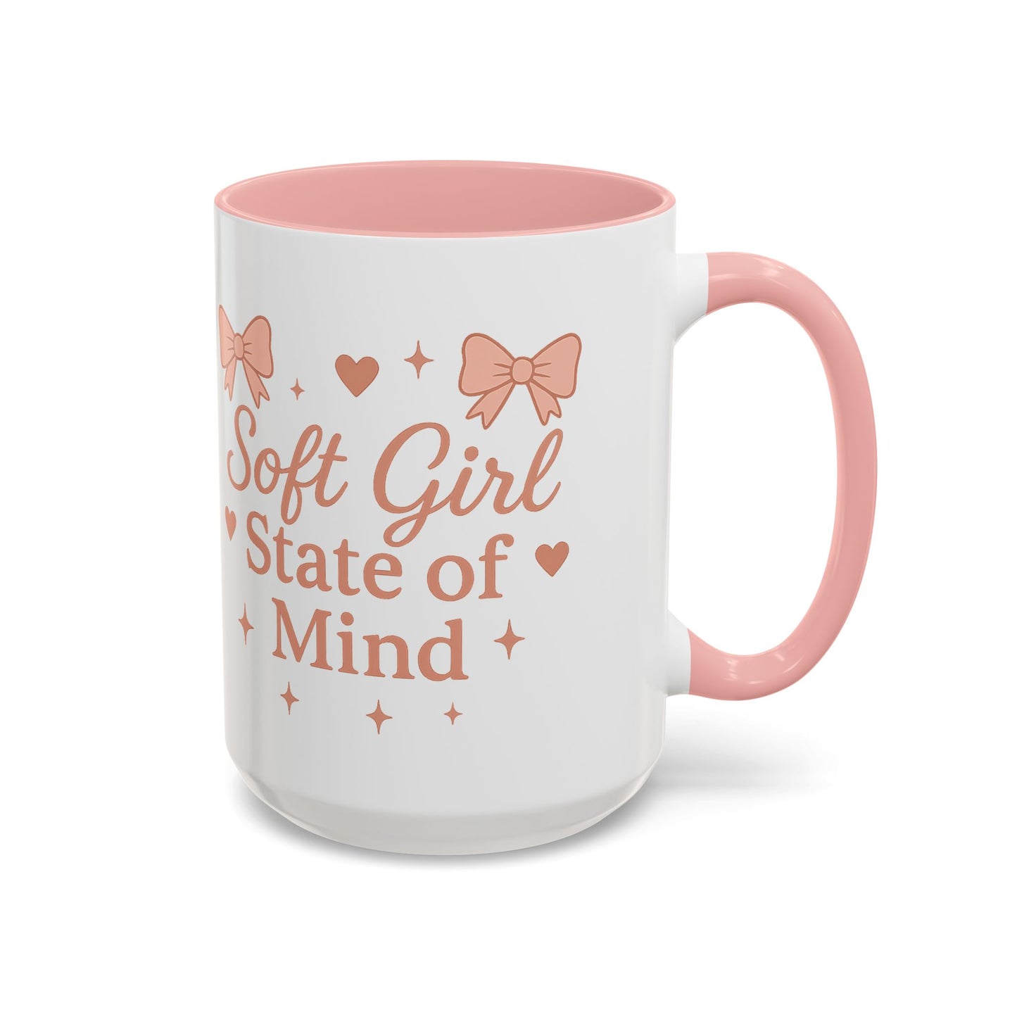 Soft Girl Coffee Mug | Cute Accent Cup, Cozy Home Decor, Girly Gift for Her, Aesthetic Drinkware for Coffee & Tea Lovers