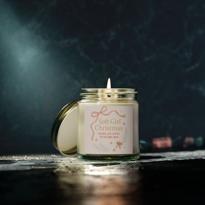 Breathe, Rest, and Let Life Feel Light Again – Soft Girl Christmas Candle