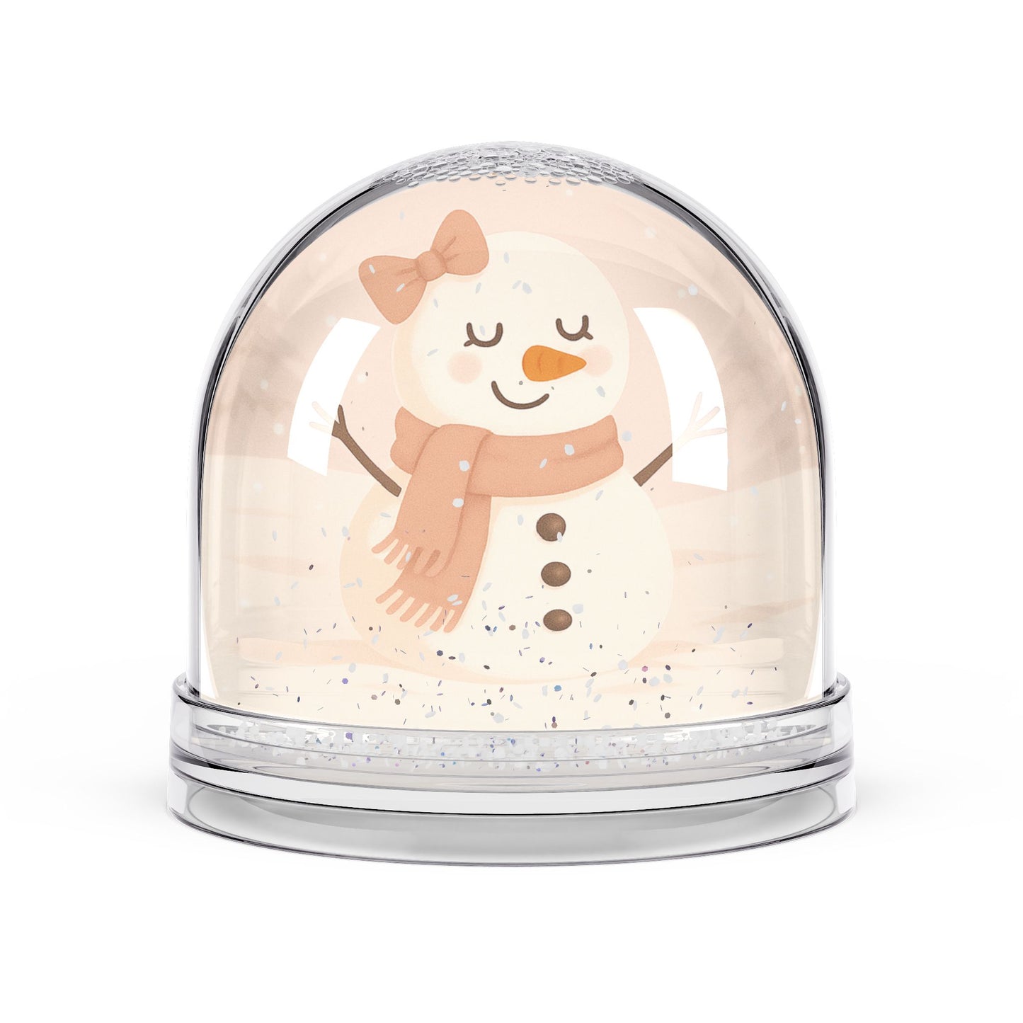 A Soft Girl Winter Snow Globe – Cozy Holiday Decor & Gift