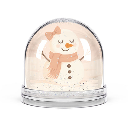 A Soft Girl Winter Snow Globe – Cozy Holiday Decor & Gift