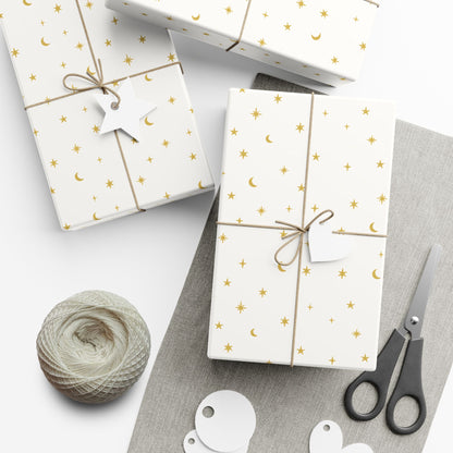 Starry Calm Wrapping Paper – Soft Girl Christmas Collection
