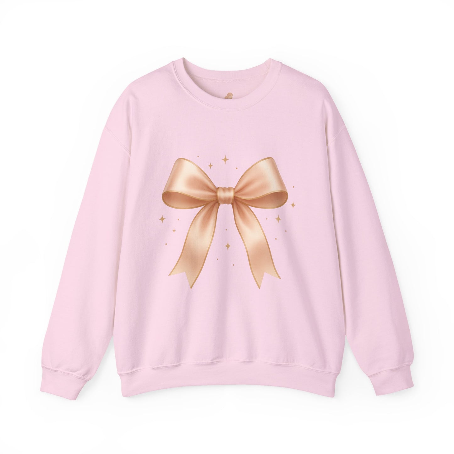 Soft Girl Christmas Bow Sweatshirt – Cozy Luxe Holiday Pullover