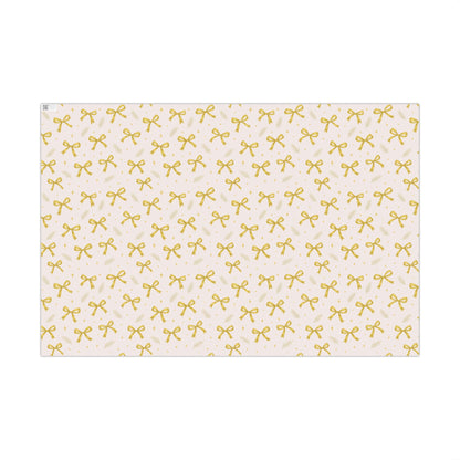 Soft Girl Christmas Wrapping Paper – Blush & Gold Holiday Gift Wrap