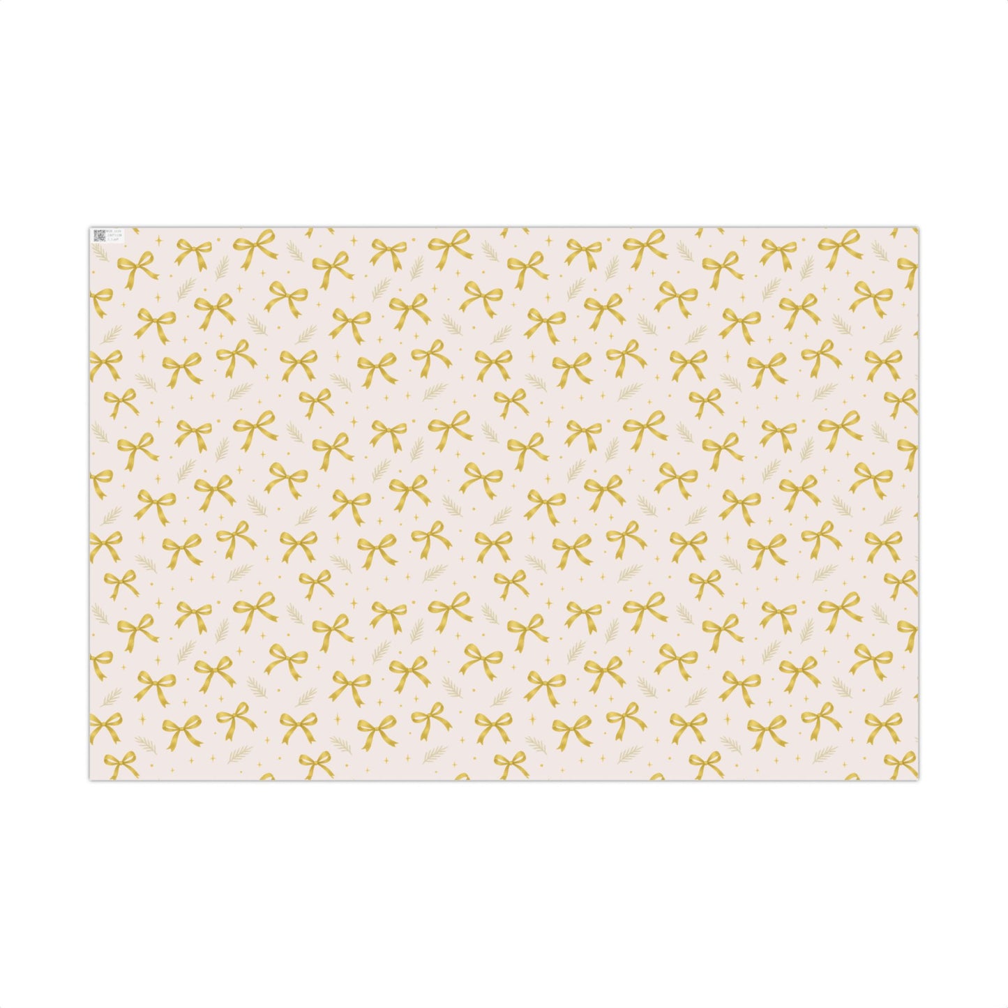 Soft Girl Christmas Wrapping Paper – Blush & Gold Holiday Gift Wrap