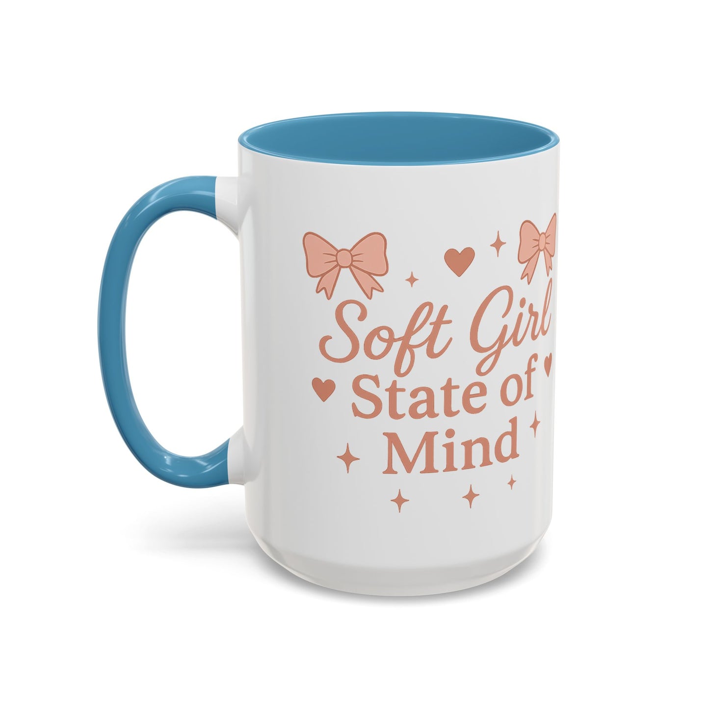 Soft Girl Coffee Mug | Cute Accent Cup, Cozy Home Decor, Girly Gift for Her, Aesthetic Drinkware for Coffee & Tea Lovers