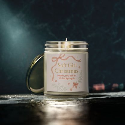 Breathe, Rest, and Let Life Feel Light Again – Soft Girl Christmas Candle