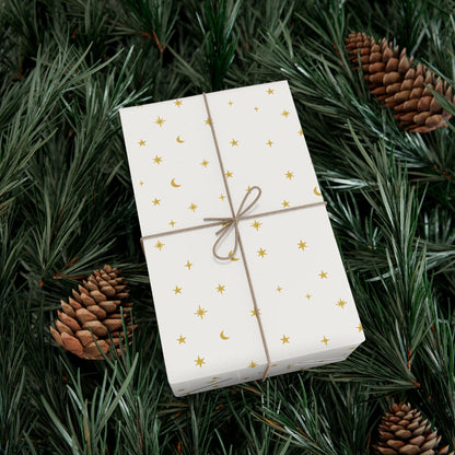 Starry Calm Wrapping Paper – Soft Girl Christmas Collection