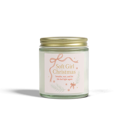 Breathe, Rest, and Let Life Feel Light Again – Soft Girl Christmas Candle