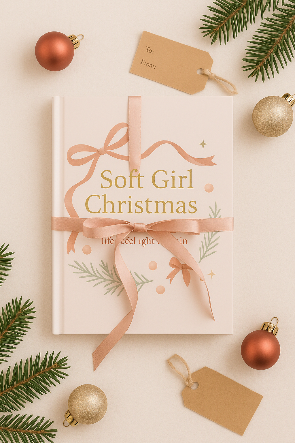 Breathe, Rest & Let Life Feel Light Again – Soft Girl Christmas Journal