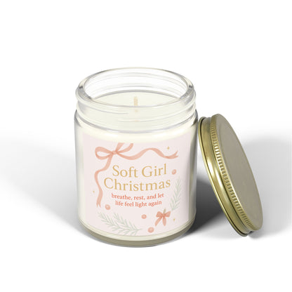 Breathe, Rest, and Let Life Feel Light Again – Soft Girl Christmas Candle