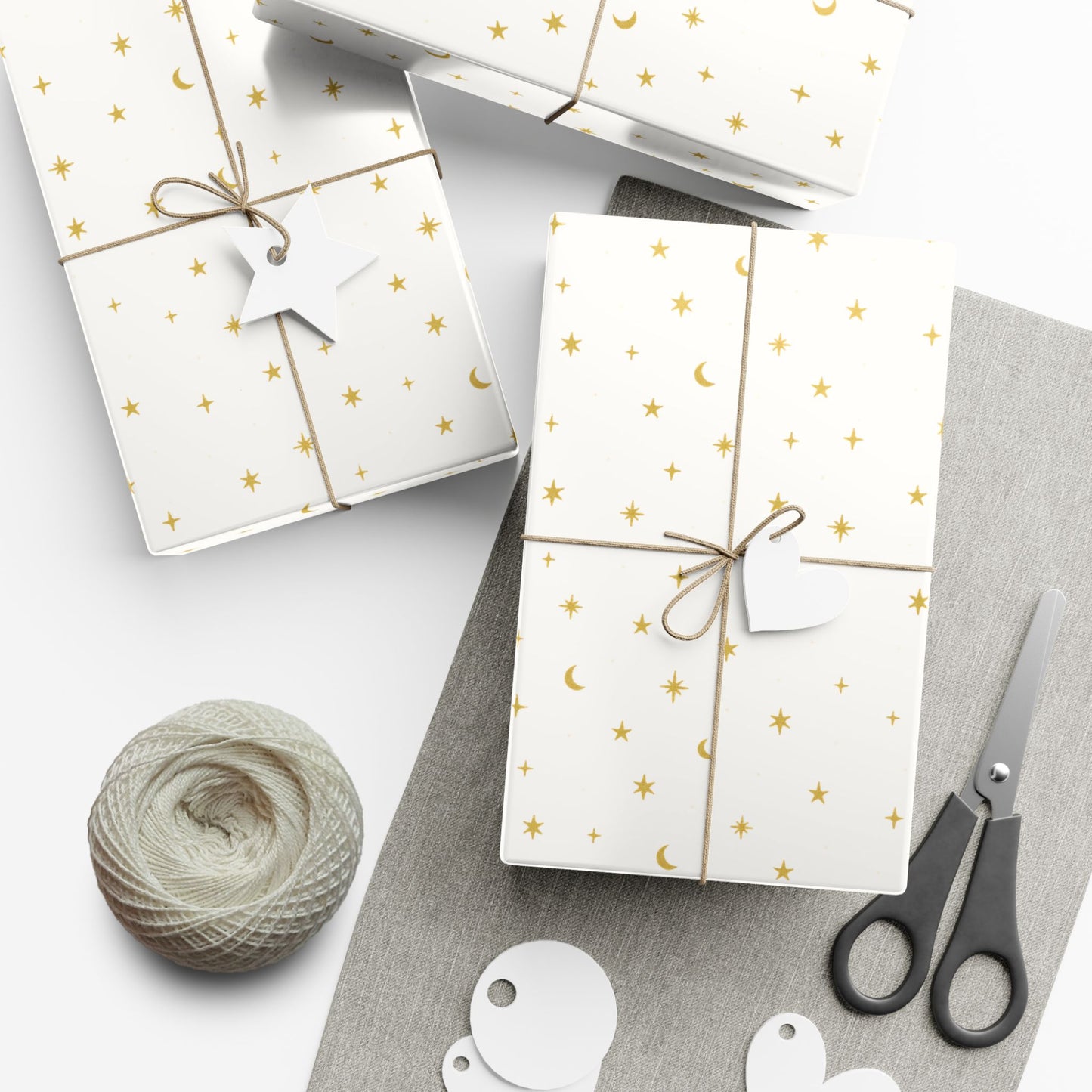 Starry Calm Wrapping Paper – Soft Girl Christmas Collection