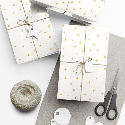 Starry Calm Wrapping Paper – Soft Girl Christmas Collection
