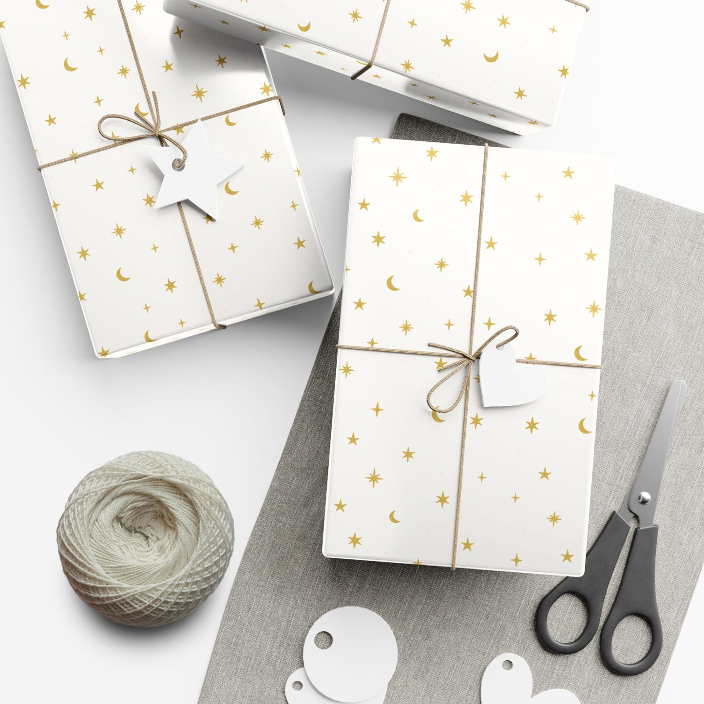 Starry Calm Wrapping Paper – Soft Girl Christmas Collection