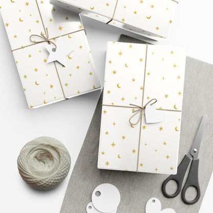 Starry Calm Wrapping Paper – Soft Girl Christmas Collection