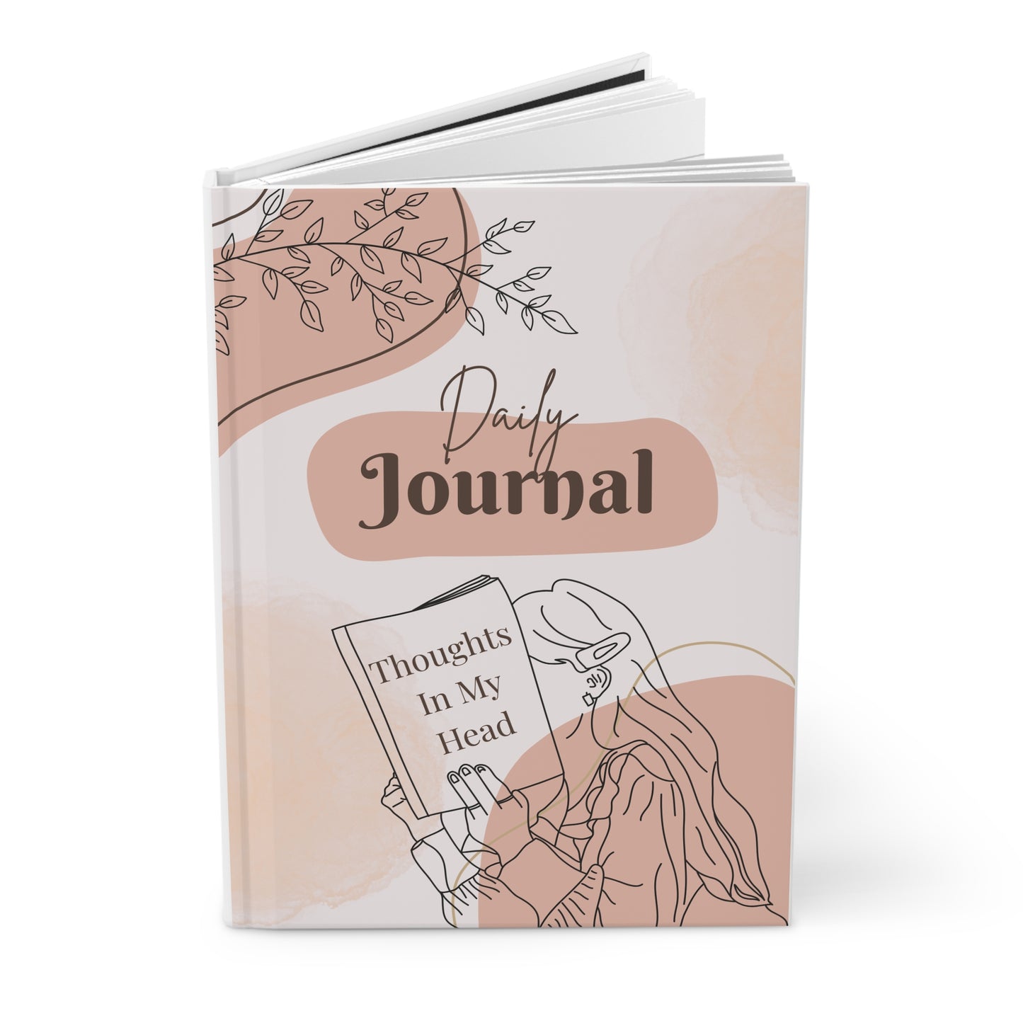 Soft Girl Daily Journal, Thought Notebook for Self-Reflection, Gift for Her, Aesthetic Planner, Inspirational Journal, Perfect for Writers