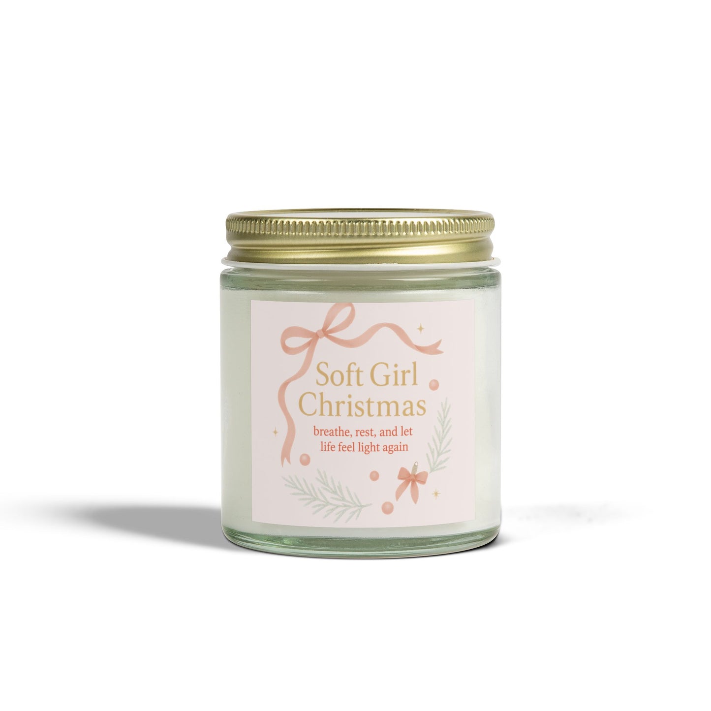 Breathe, Rest, and Let Life Feel Light Again – Soft Girl Christmas Candle