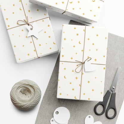 Starry Calm Wrapping Paper – Soft Girl Christmas Collection