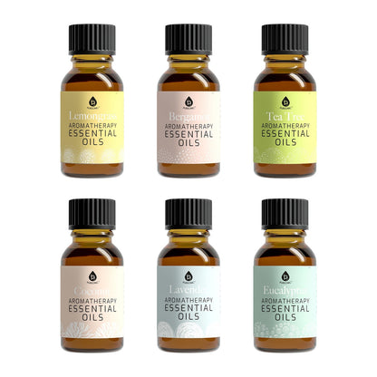 Aromatherapy Essential Oil Starter Pack (6pc)