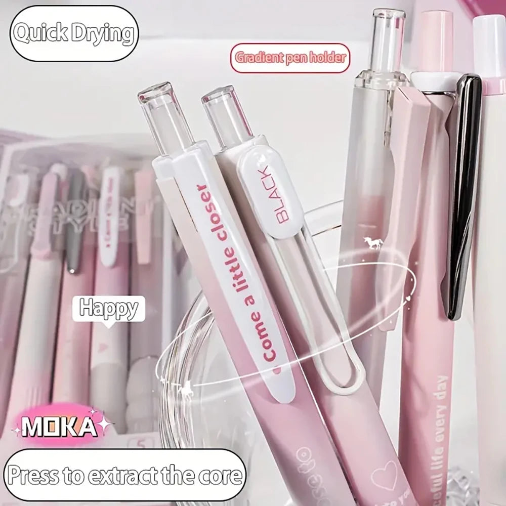 Blush Dream Pen Set - 5 Piece Soft Girl Collection